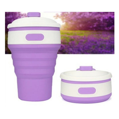 Taza de viaje plegable