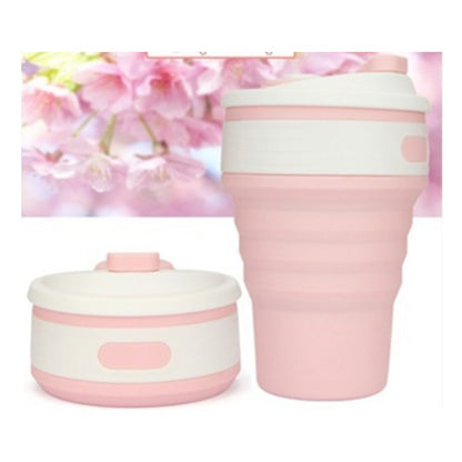 Taza de viaje plegable